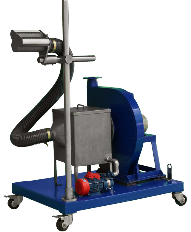 Air Knife - Suction Air Knife for drying strands for polymer and plastics industry